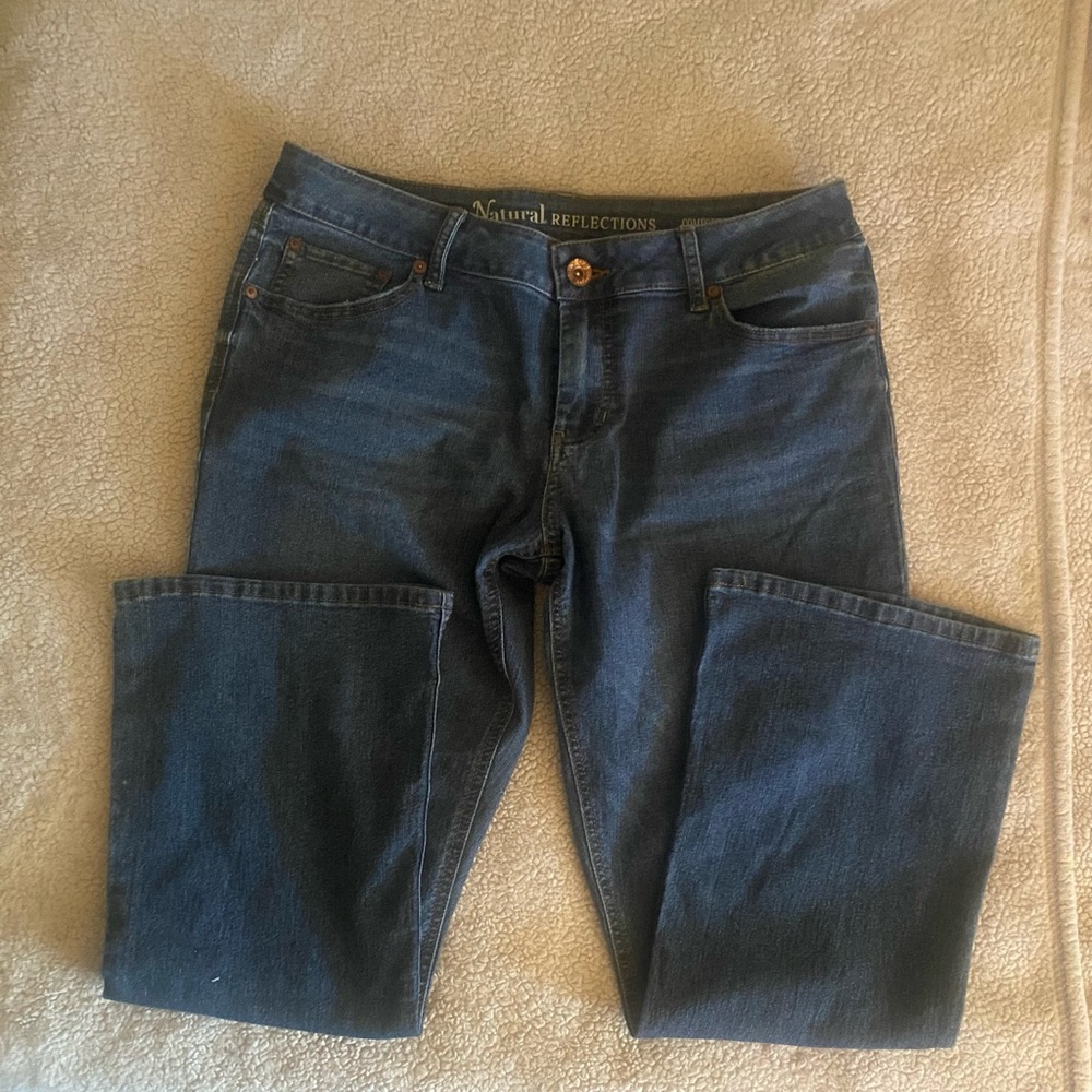 Natural reflections, comfort, stretch, jeans, soft, good condition 12P, boot cut